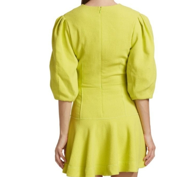 NWT Jonathan Simkhai Kayleigh Ripple Crepe Mini Dress - Picture 3 of 3